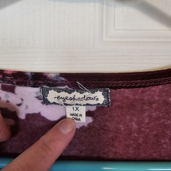 Faux Wrap Crushed Velevt Floral V-Neck Bodycon Burgundy Dress - Picture 3 of 6